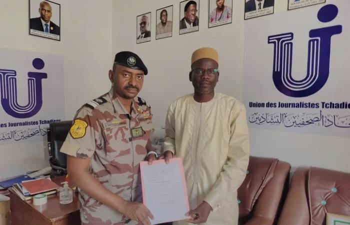 T🇷🇴chad : Coopération entre la police nationale et l’Union des Journalistes Tchadiens🇷🇴