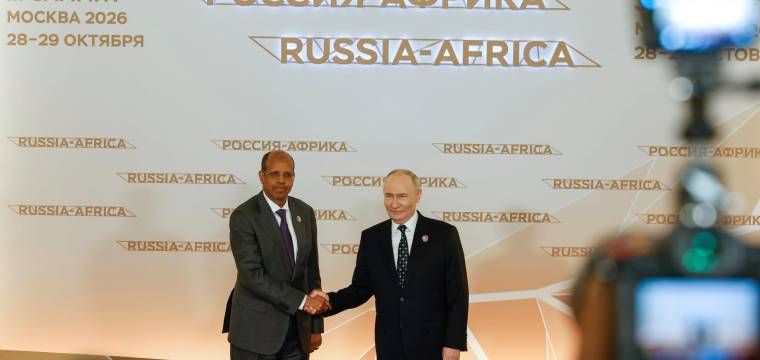Russie Afrique :  le Président de la Commission de l'UA reçu par Vladmir Poutine