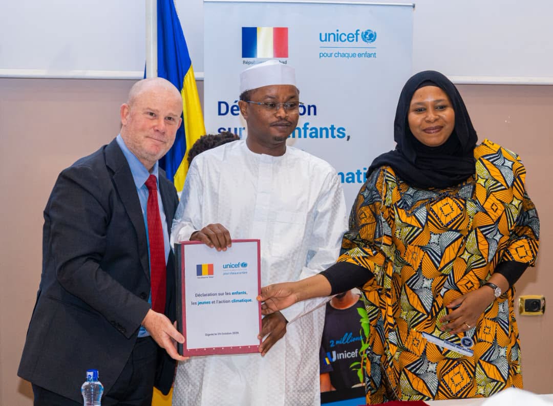 tchad-le-gouvernement-et-l-unicef-signent-la-declaration-sur-les-enfants-et-l-action-climatiquecl